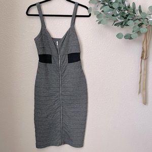 Express Grey Bodycon dress